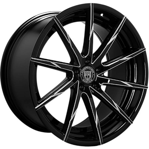 Lexani CSS-15 Black W/ Milled Spokes - Part Number 15CSS-2210-66-25BG Lexani CSS-15 Black W/ Milled Spokes Photo