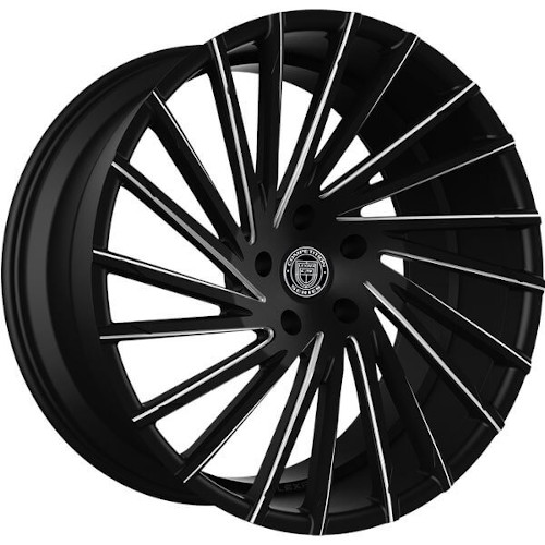 Lexani Wraith 663 Black CNC Grooves - Part Number 663-2290-66-33BG Lexani Wraith 663 Black CNC Grooves Photo