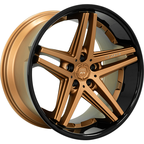 Lexani Ekko 687 Satin Bronze W/ Gloss Black Lip - Part Number 687-2290-30-25BZBL-M Lexani Ekko 687 Satin Bronze W/ Gloss Black Lip Photo