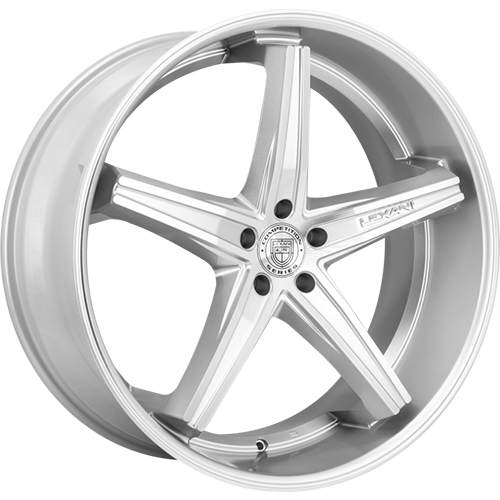 Lexani Fiorano 679 Silver W/ Machined Face - Part Number 679-2410-13-30SM Lexani Fiorano 679 Silver W/ Machined Face Photo