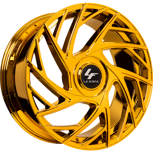 Lexani Mugello XL 695 Chrome W/ Gold Tint - Part Number 695-2490-59-35GC Lexani Mugello XL 695 Chrome W/ Gold Tint Photo