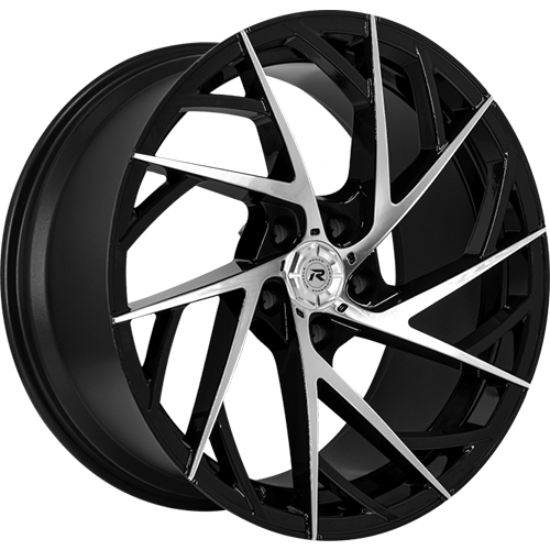 Lexani Mugello Z02 Gloss Black W/ Machined Face - Part Number Z02-2205-13-45MB Lexani Mugello Z02 Gloss Black W/ Machined Face Photo