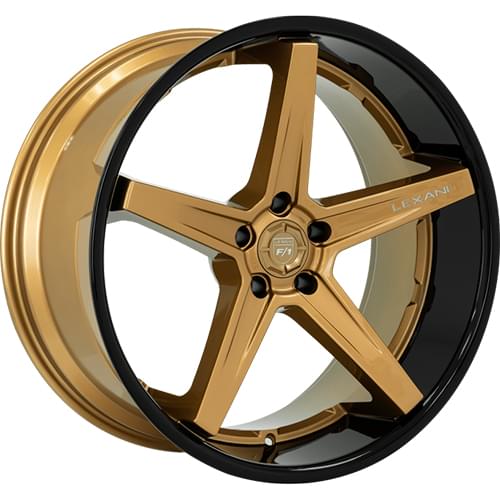 Lexani Savage 5 684 Bronze W Black Lip - Part Number 684-1985-45-38BZBL Lexani Savage 5 684 Bronze W Black Lip Photo