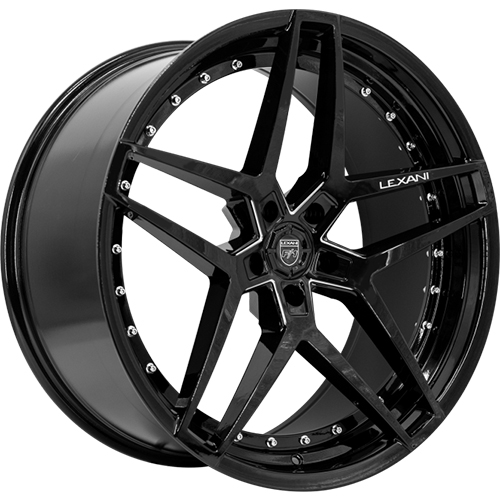 Lexani Spike 686 Gloss Black - Part Number 686-2090-66-38FB Lexani Spike 686 Gloss Black Photo