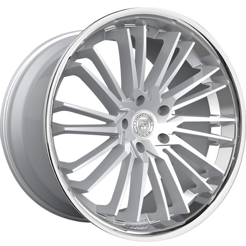 Lexani Virage 676 Silver Machined - Part Number 676-2010-45-38SMS Lexani Virage 676 Silver Machined Photo