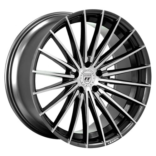 Lexani Ressa 681 Gloss Black Machined - Part Number 681-2090-45-40MB Lexani Ressa 681 Gloss Black Machined Photo